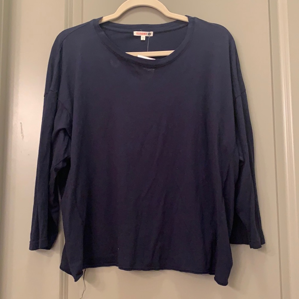 Sundry: 3/4 sleeve boxy tee